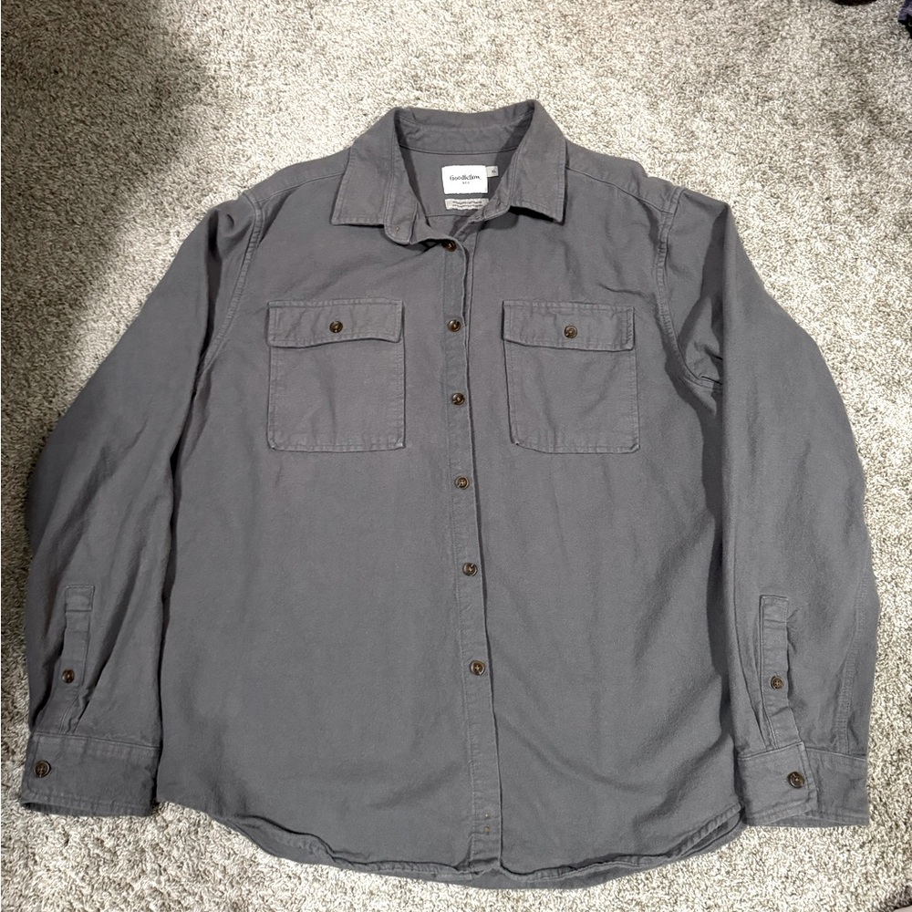Goodfellow & Co Men's Long Sleeve Collared Button-Down Shirt
